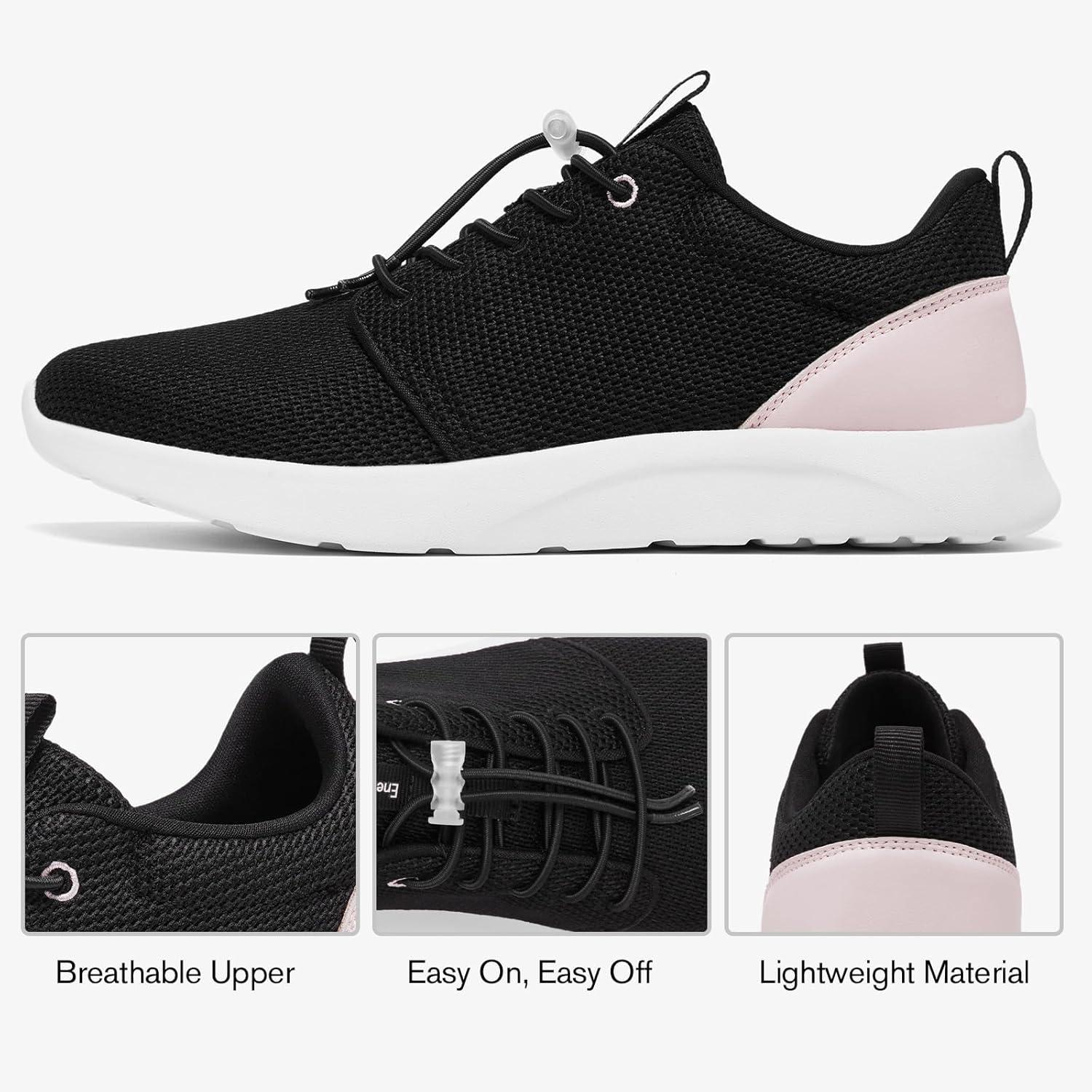 imageALEADER Energycloud Ultra Light Womens Slip On Walking Shoes Tennis Running ShoesBlack