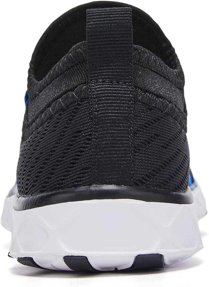 imageALEADER Kids Slipon Quick Dry Water Shoes ToddlerLittle KidBig KidBlackBlue