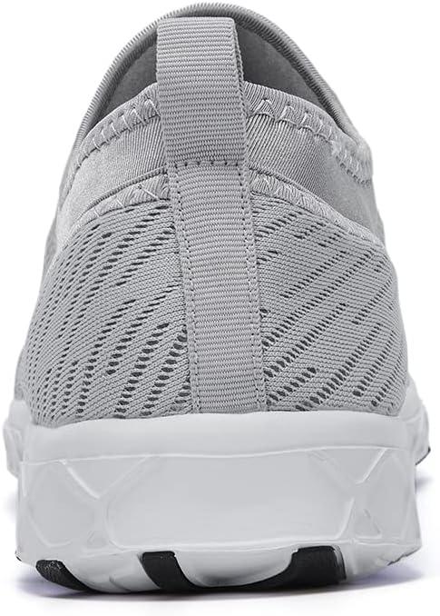 imageALEADER Mens Quick Drying Aqua Water Shoes1Light Gray