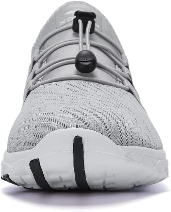 imageALEADER Mens Quick Drying Aqua Water Shoes1Light Gray