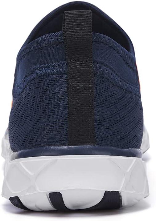 imageALEADER Mens Quick Drying Aqua Water Shoes1NavyOrange
