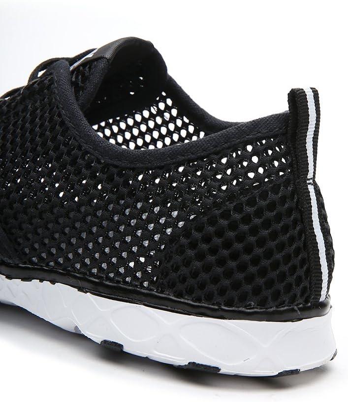 imageALEADER Mens Quick Drying Aqua Water ShoesBlack