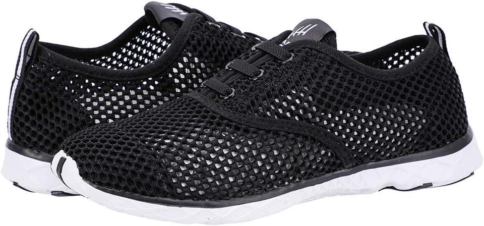 imageALEADER Mens Quick Drying Aqua Water ShoesBlack