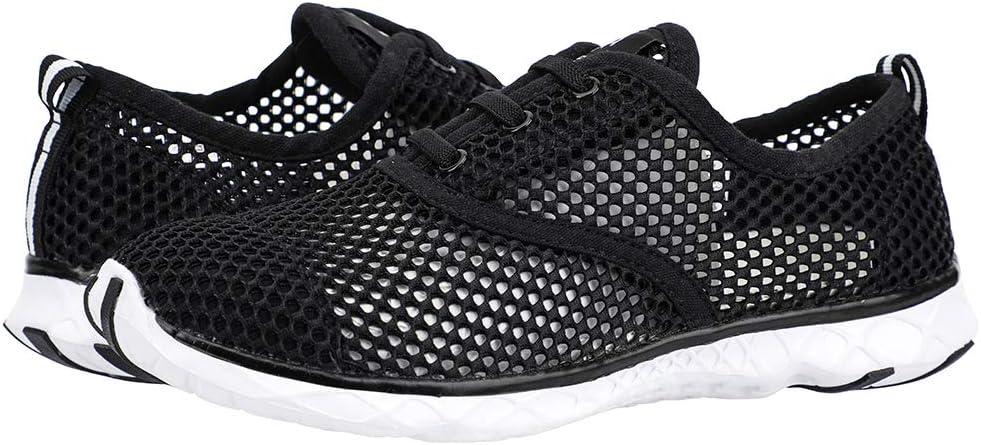 imageALEADER Mens Quick Drying Aqua Water ShoesBlack