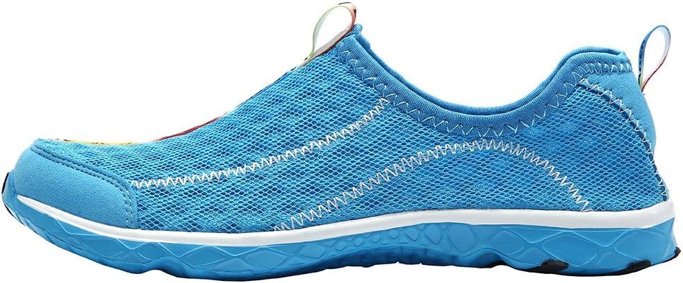 imageALEADER Mens Quick Drying Aqua Water ShoesBlue