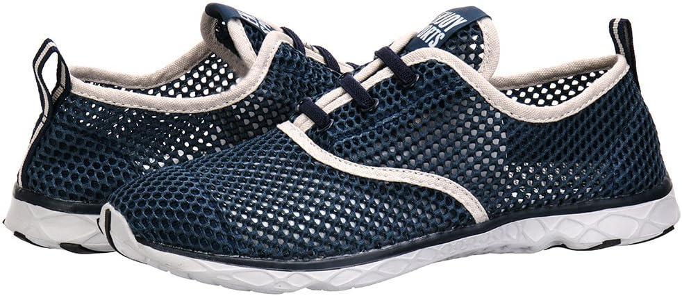 imageALEADER Mens Quick Drying Aqua Water ShoesEBlue