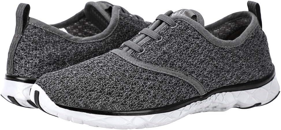 imageALEADER Mens Quick Drying Aqua Water ShoesGray Stylish