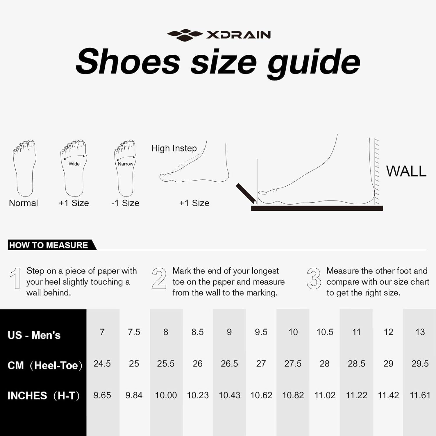 imageALEADER Mens Stylish Water Shoes QuickDry Xdrain Water Sneakers Lightweight ampamp Comfort FootedDark GreyOrange