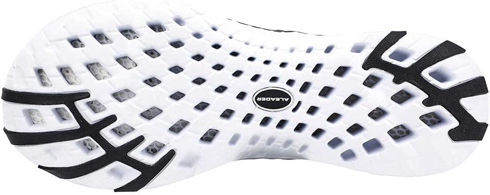 imageALEADER Womens Lightweight Aqua Water Shoes Slipon Quick Drying Swim ShoesBlack