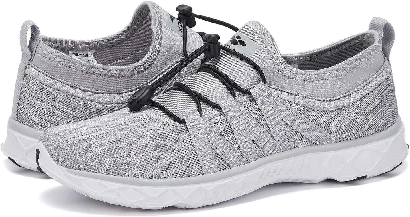 imageAleader Womens Mesh Slip On Water ShoesGrey