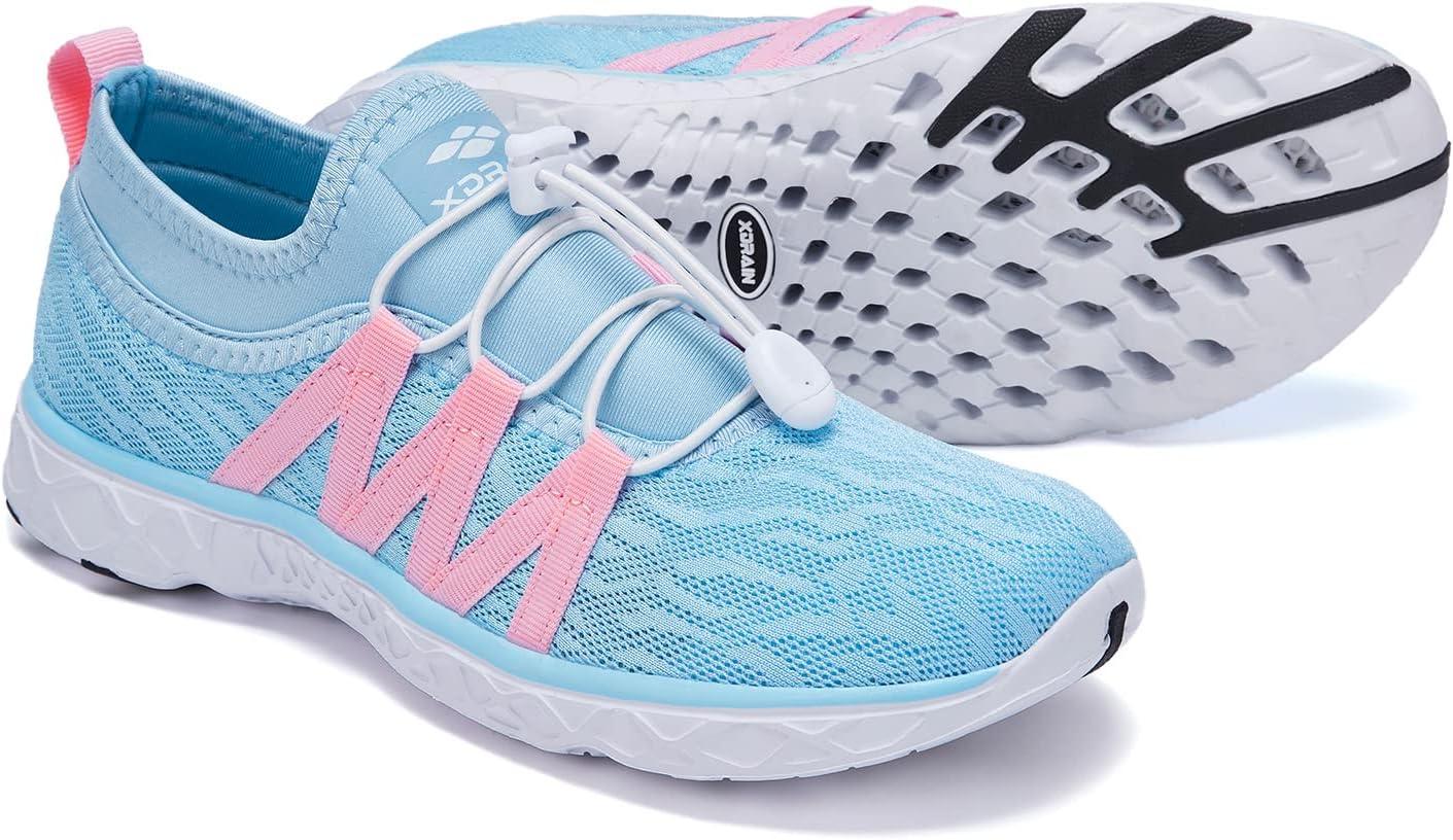 imageAleader Womens Mesh Slip On Water ShoesLight Blue