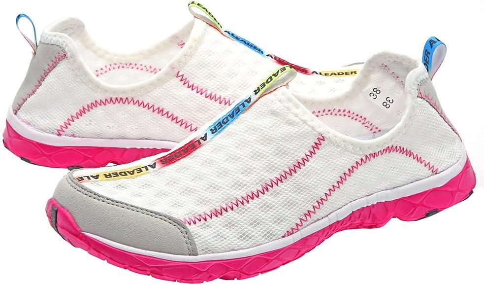 imageAleader Womens Mesh Slip On Water ShoesWhite