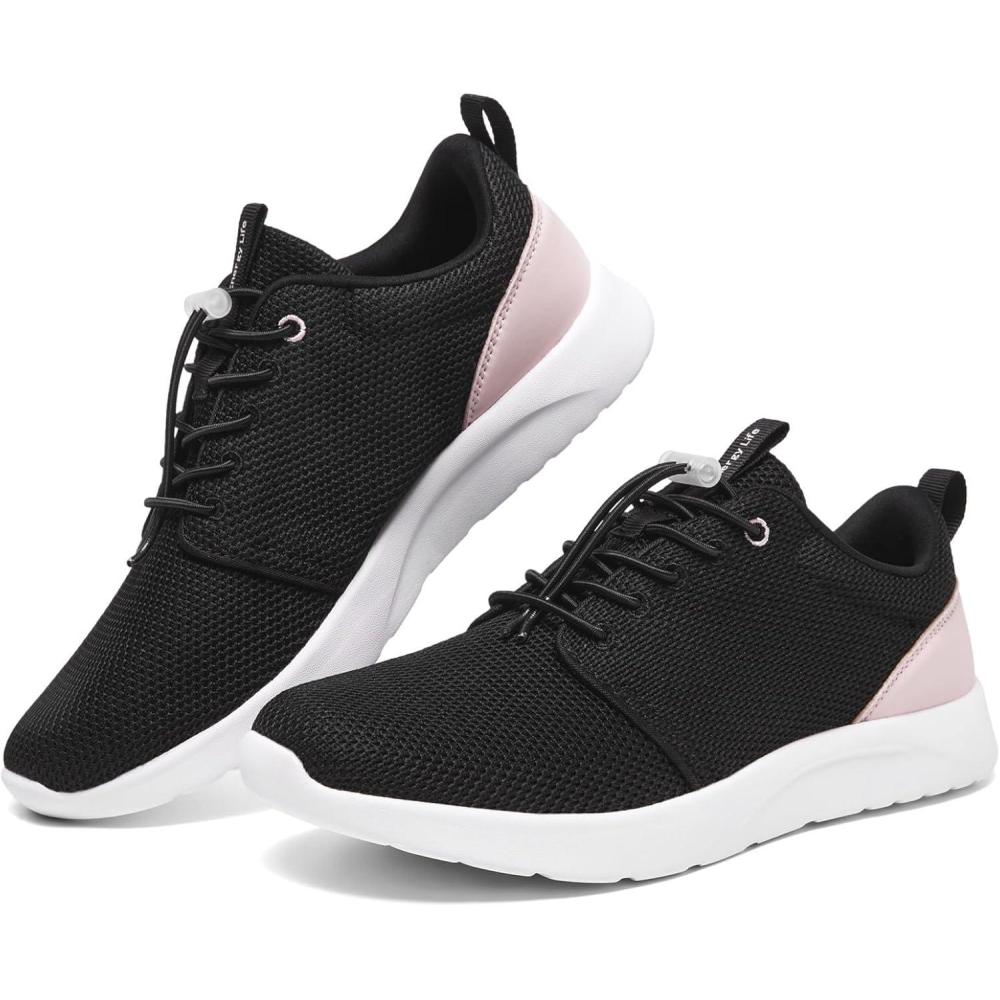 imageALEADER Energycloud Ultra Light Womens Slip On Walking Shoes Tennis Running ShoesBlack