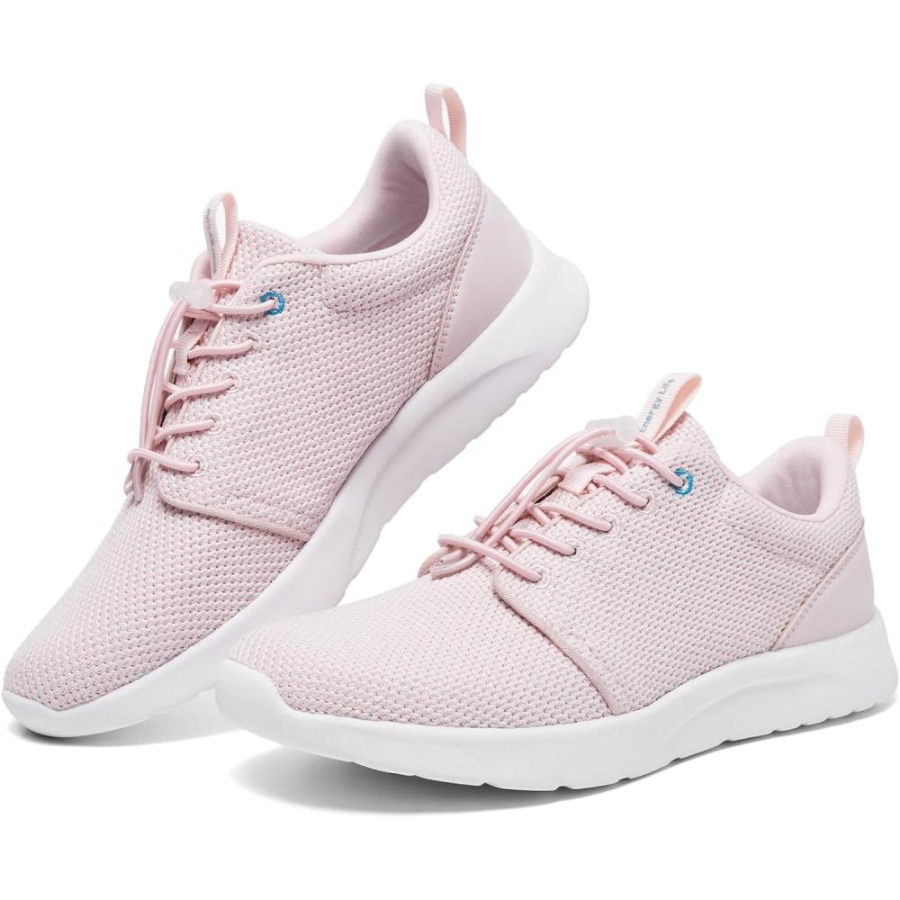imageALEADER Energycloud Ultra Light Womens Slip On Walking Shoes Tennis Running ShoesLight Pink