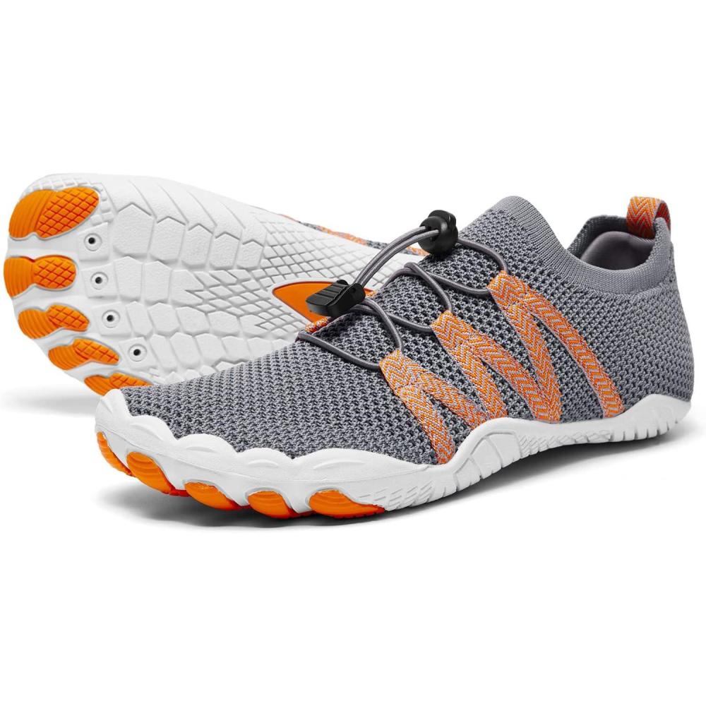 imageALEADER Mens Slip On Water Hiking Barefoot Shoes for Kayaking Surfing River Beach Pool