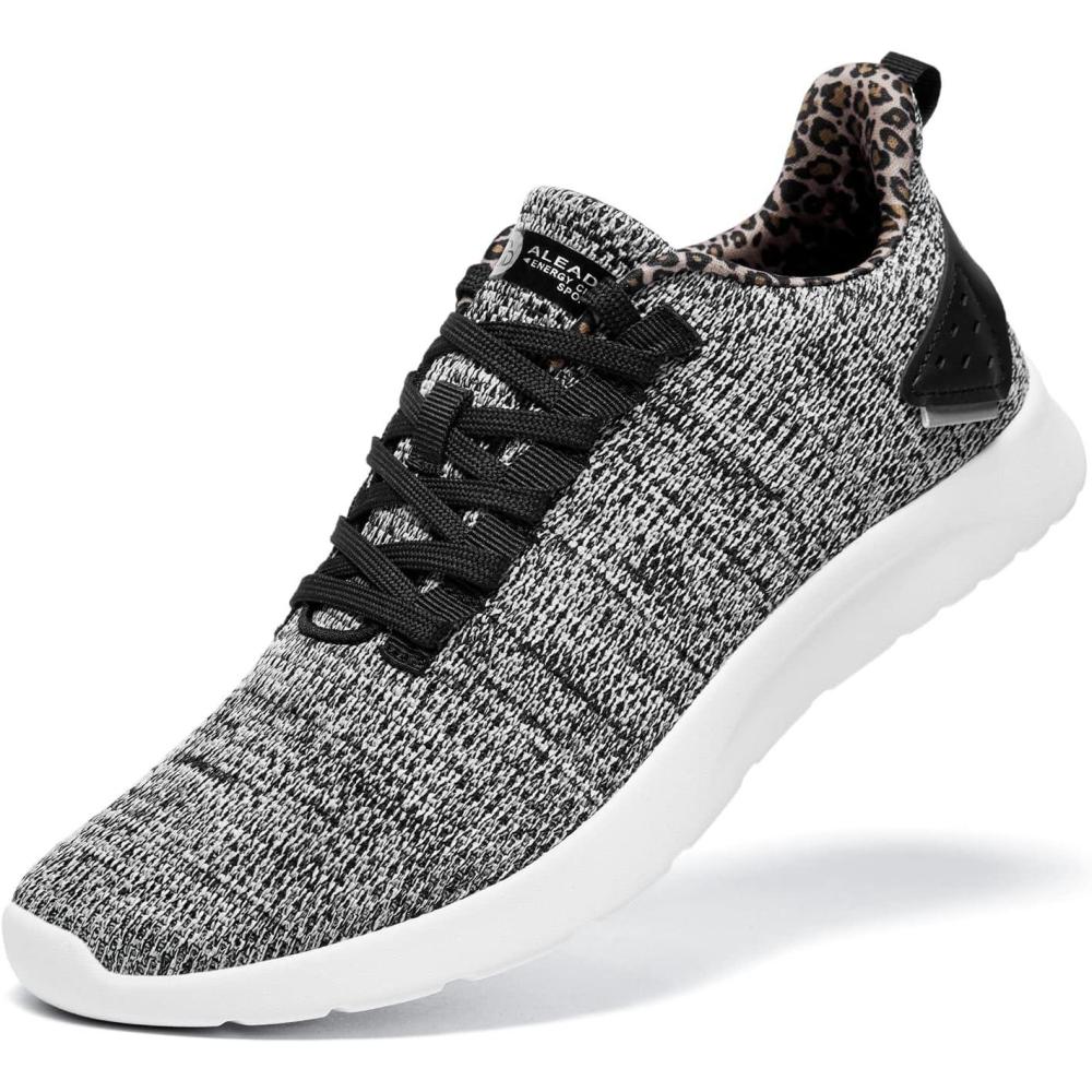 imageALEADER Womens Energycloud Lightweight Lace Up Walking Running Shoes