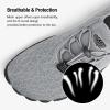 ALEADER Barefoot Water Shoes Men Non Slip Swim Beach Shoes for Hiking Walking River(Dark Gray/Black)