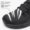 ALEADER Men’s Energycloud Slip On Running Walking Shoes Cushion Lightweight Sneakers(All Black)