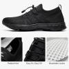 ALEADER Men’s Quick Drying Aqua Water Shoes(1/All Black)
