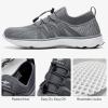 ALEADER Men’s Quick Drying Aqua Water Shoes(1/Dark Gray)