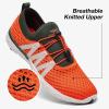 ALEADER Men’s Quick Drying Aqua Water Shoes(3/Army Green/Orange)