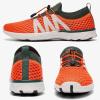 ALEADER Men’s Quick Drying Aqua Water Shoes(3/Army Green/Orange)