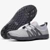 ALEADER Men’s Quick Drying Aqua Water Shoes(3/Light Gray)