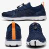 ALEADER Men’s Quick Drying Aqua Water Shoes(3/Navy Orange)