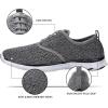 ALEADER Men’s Quick Drying Aqua Water Shoes(Gray (Stylish))