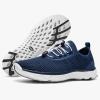 ALEADER Men’s Stylish Water Shoes, Quick-Dry Xdrain Water Sneakers, Lightweight & Comfort Footed(Navy/White)