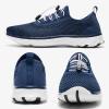 ALEADER Men’s Stylish Water Shoes, Quick-Dry Xdrain Water Sneakers, Lightweight & Comfort Footed(Navy/White)