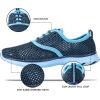 ALEADER Women’s Lightweight Aqua Water Shoes Slip-on Quick Drying Swim Shoes(D/Aqua Blue)