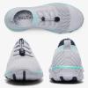 ALEADER Women’s Lightweight Aqua Water Shoes Slip-on Quick Drying Swim Shoes(Gray/Aqua Sky)