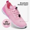 ALEADER Women’s Stylish Water Shoes, Quick-Dry Xdrain Water Sneakers, Lightweight & Comfort Footed(Light Pink)