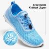 ALEADER Women’s Stylish Water Shoes, Quick-Dry Xdrain Water Sneakers, Lightweight & Comfort Footed(Sky Blue)