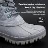 ALEADER Womens Winter Snow Boots | Waterproof Shell | Duck Boots(Grey)