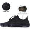 HIITAVE Men Barefoot Water Shoes Beach Aqua Socks Quick Dry for Outdoor Sport Hiking Swiming Surfing(Black)