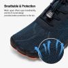 HIITAVE Men Barefoot Water Shoes Beach Aqua Socks Quick Dry for Outdoor Sport Hiking Swiming Surfing(Navy)