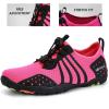 HIITAVE Womens Aqua Beach Water Shoes Quick Dry Barefoot Swim Socks for Surf Pool River Walking Diving Water Sports(Fushia)