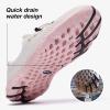 KOLILI Women’s Stylish Water Shoes, Tennis Walking Shoes with Arch Support, Best for Water Sports, Travel & Walk(Apricot Pink)