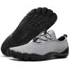ALEADER Barefoot Water Shoes Men Non Slip Swim Beach Shoes for Hiking Walking River(Dark Gray/Black)