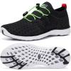 ALEADER Men’s Quick Drying Aqua Water Shoes(2/Black/Neon Green)