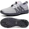 ALEADER Men’s Quick Drying Aqua Water Shoes(3/Light Gray)