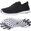 ALEADER Men’s Quick Drying Aqua Water Shoes(Black (Stylish))