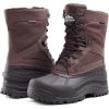 ALEADER Men’s Waterproof Winter Snow Boots Thinsulate(Dark Brown)