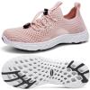 ALEADER Xdrain Women’s Water Shoes Mesh Slip On Aqua Shoes for Beach, Swimming, Travel & Tennis(Light Pink)