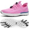 KOLILI Women’s Stylish Water Shoes, Tennis Walking Shoes with Arch Support, Best for Water Sports, Travel & Walk(Icy Pink)