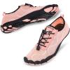 hiitave Womens Water Shoes Quick Dry Barefoot for Swim Diving Surf Aqua Sports Pool Beach Walking Yoga(Light Pink)